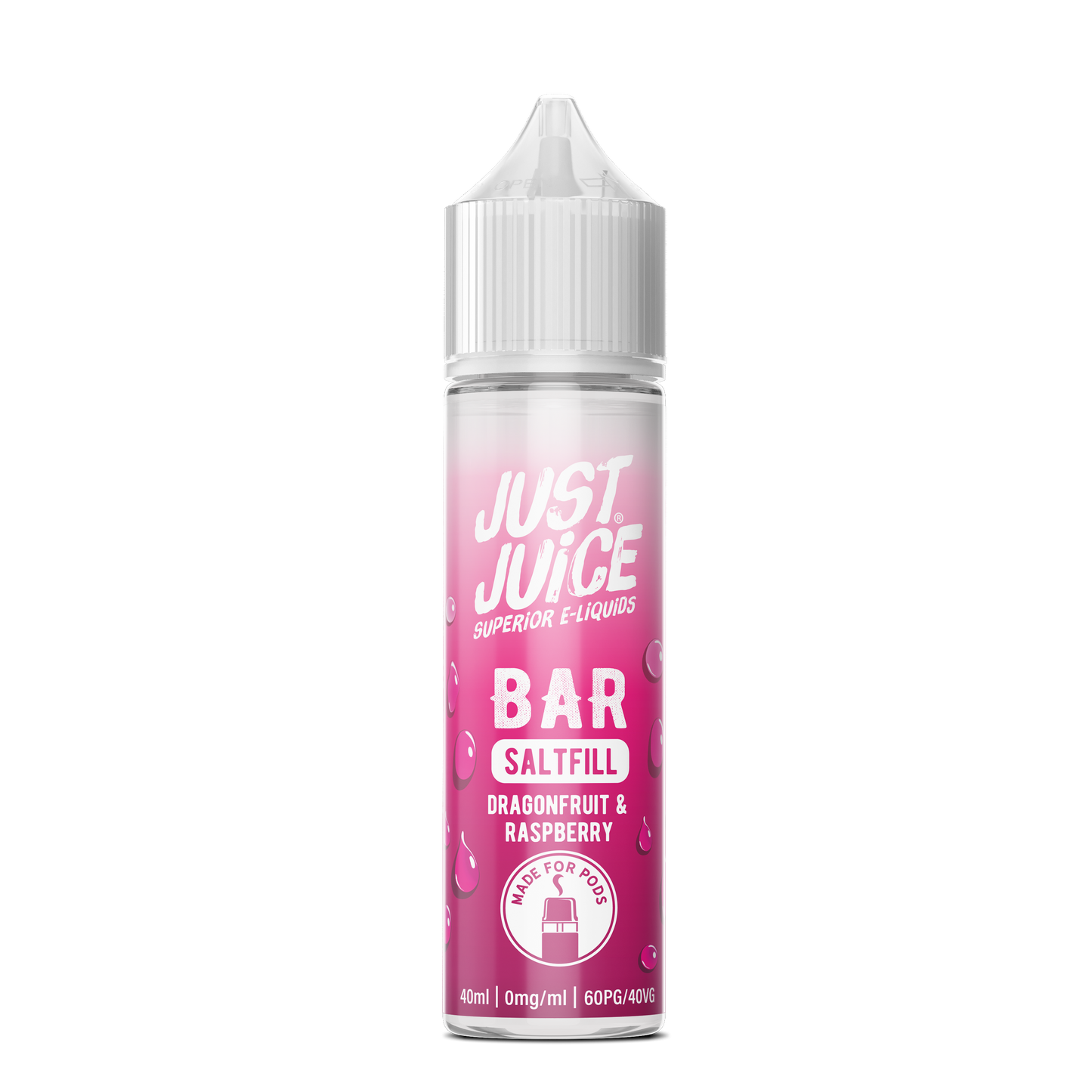 JUST JUICE 40ML LONGFILLS